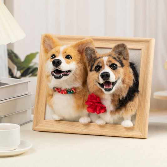 Framed 3D Pet Portrait-Dog